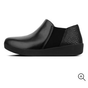 Fitflop super chelsea black slip on shoes...